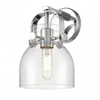 Pilaster II Bell - 1 Light - 7 inch - Polished Chrome - Sconce (3442|423-1W-PC-G412-6SDY)