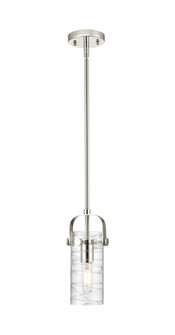 Pilaster II Cylinder - 1 Light - 5 inch - Polished Nickel - Pendant (3442|423-1S-PN-G423-7DE)