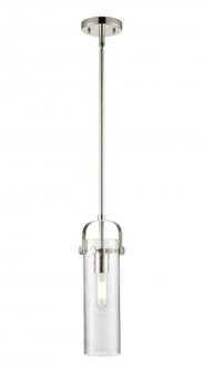 Pilaster II Cylinder - 1 Light - 5 inch - Polished Nickel - Pendant (3442|423-1S-PN-G423-12SDY)