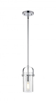 Pilaster II Cylinder - 1 Light - 7 inch Long Glass - Polished Chrome - Pendant (3442|423-1S-PC-G423-7SDY)