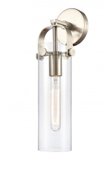 Pilaster - 1 Light - 4 inch Glass - Satin Nickel - Sconce (3442|413-1W-SN-G413-1W-4CL)