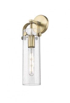 Pilaster - 1 Light - 4 inch Glass - Brushed Brass - Sconce (3442|413-1W-BB-G413-1W-4SDY)