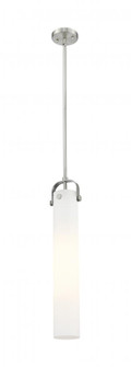 Pilaster - 1 Light - 4 inch Glass - Satin Nickel - Pendant (3442|413-1SS-SN-G413-1S-4WH)