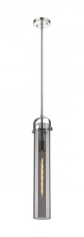 Pilaster - 1 Light - 4 inch Glass - Polished Nickel - Pendant (3442|413-1SS-PN-G413-1S-4SM)