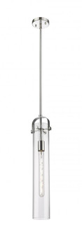 Pilaster - 1 Light - 4 inch Glass - Polished Nickel - Pendant (3442|413-1SS-PN-G413-1S-4CL)
