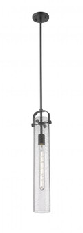 Pilaster - 1 Light - 4 inch Glass - Matte Black - Pendant (3442|413-1SS-BK-G413-1S-4SDY)