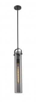 Pilaster - 1 Light - 4 inch Glass - Matte Black - Pendant (3442|413-1SS-BK-G413-1S-4SM)