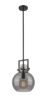 Newton Sphere - 1 Light - 10 inch - Matte Black - Mini Pendant (3442|411-1SM-BK-G410-10SM)