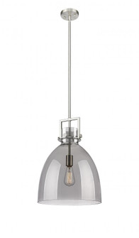 Newton Bell - 1 Light - 14 inch - Satin Nickel - Pendant (3442|411-1SL-SN-G412-14SM)