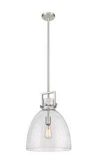 Newton Bell - 1 Light - 14 inch - Satin Nickel - Pendant (3442|411-1SL-SN-G412-14SDY)