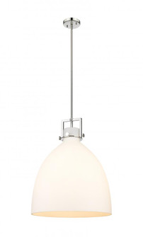 Newton Bell - 1 Light - 18 inch - Polished Nickel - Pendant (3442|411-1SL-PN-G412-18WH)