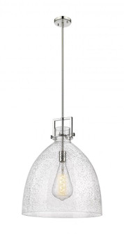 Newton Bell - 1 Light - 18 inch - Polished Nickel - Pendant (3442|411-1SL-PN-G412-18SDY)