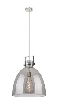 Newton Bell - 1 Light - 16 inch - Polished Nickel - Pendant (3442|411-1SL-PN-G412-16SM)