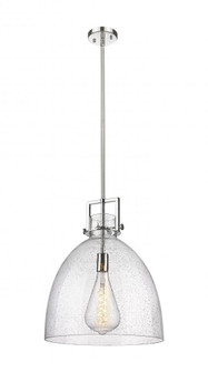 Newton Bell - 1 Light - 16 inch - Polished Nickel - Pendant (3442|411-1SL-PN-G412-16SDY)