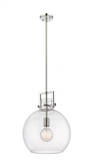Newton Sphere - 1 Light - 14 inch - Polished Nickel - Pendant (3442|411-1SL-PN-G410-14CL)