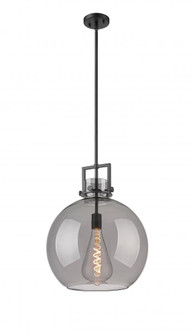 Newton Sphere - 1 Light - 16 inch - Matte Black - Pendant (3442|411-1SL-BK-G410-16SM)