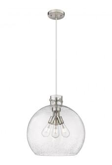 Newton Sphere - 3 Light - 18 inch - Satin Nickel - Cord hung - Pendant (3442|410-3PL-SN-G410-18SDY)