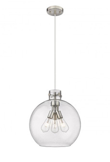 Newton Sphere - 3 Light - 16 inch - Satin Nickel - Cord hung - Pendant (3442|410-3PL-SN-G410-16SDY)