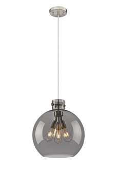 Newton Sphere - 3 Light - 16 inch - Satin Nickel - Cord hung - Pendant (3442|410-3PL-SN-G410-16SM)