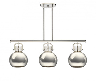 Newton Sphere - 3 Light - 42 inch - Polished Nickel - Island Light (3442|410-3I-PN-M410-10PN)