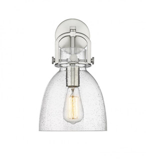 Newton Bell - 1 Light - 8 inch - Satin Nickel - Sconce (3442|410-1W-SN-G412-8SDY)
