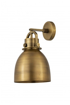 Newton Bell - 1 Light - 8 inch - Brushed Brass - Sconce (3442|410-1W-BB-M412-8BB)