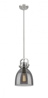Newton Bell - 1 Light - 8 inch - Satin Nickel - Mini Pendant (3442|410-1SS-SN-G412-8SM)