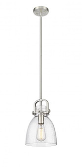 Newton Bell - 1 Light - 8 inch - Satin Nickel - Mini Pendant (3442|410-1SS-SN-G412-8SDY)