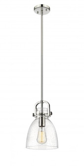 Newton Bell - 1 Light - 8 inch - Polished Nickel - Mini Pendant (3442|410-1SS-PN-G412-8SDY)