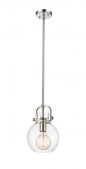 Newton Sphere - 1 Light - 8 inch - Polished Nickel - Multi Pendant (3442|410-1SS-PN-G410-8CL)