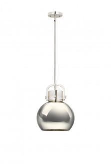 Newton Sphere - 1 Light - 10 inch - Polished Nickel - Mini Pendant (3442|410-1SM-PN-M410-10PN)