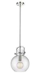Newton Sphere - 1 Light - 10 inch - Polished Nickel - Mini Pendant (3442|410-1SM-PN-G410-10CL)