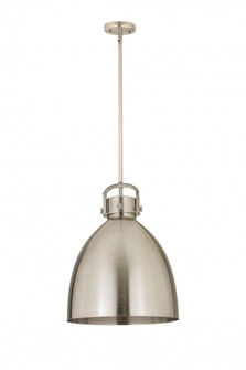 Newton Bell - 1 Light - 16 inch - Satin Nickel - Pendant (3442|410-1SL-SN-M412-16SN)