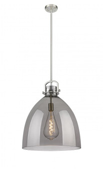Newton Bell - 1 Light - 18 inch - Satin Nickel - Pendant (3442|410-1SL-SN-G412-18SM)