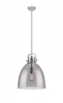 Newton Bell - 1 Light - 14 inch - Satin Nickel - Pendant (3442|410-1SL-SN-G412-14SM)