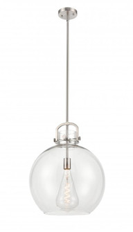 Newton Sphere - 1 Light - 16 inch - Satin Nickel - Pendant (3442|410-1SL-SN-G410-16CL)