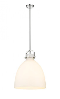 Newton Bell - 1 Light - 16 inch - Polished Nickel - Pendant (3442|410-1SL-PN-G412-16WH)