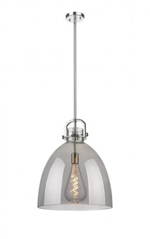 Newton Bell - 1 Light - 16 inch - Polished Nickel - Pendant (3442|410-1SL-PN-G412-16SM)