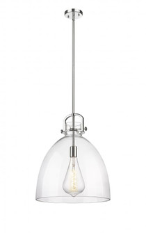 Newton Bell - 1 Light - 16 inch - Polished Nickel - Pendant (3442|410-1SL-PN-G412-16CL)