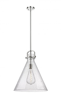 Newton Cone - 1 Light - 18 inch - Polished Nickel - Pendant (3442|410-1SL-PN-G411-18SDY)