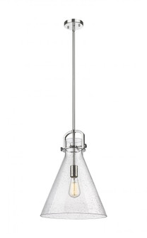 Newton Cone - 1 Light - 14 inch - Polished Nickel - Pendant (3442|410-1SL-PN-G411-14SDY)