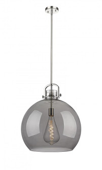 Newton Sphere - 1 Light - 18 inch - Polished Nickel - Multi Pendant (3442|410-1SL-PN-G410-18SM)