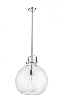 Newton Sphere - 1 Light - 16 inch - Polished Nickel - Pendant (3442|410-1SL-PN-G410-16CL)