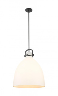 Newton Bell - 1 Light - 18 inch - Matte Black - Pendant (3442|410-1SL-BK-G412-18WH)