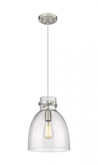 Newton Bell - 1 Light - 10 inch - Satin Nickel - Cord hung - Pendant (3442|410-1PM-SN-G412-10SDY)