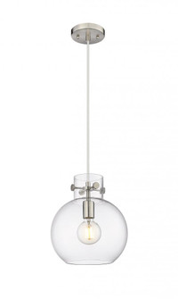 Newton Sphere - 1 Light - 10 inch - Satin Nickel - Cord hung - Pendant (3442|410-1PM-SN-G410-10CL)