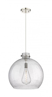 Newton Sphere - 1 Light - 18 inch - Polished Nickel - Cord hung - Pendant (3442|410-1PL-PN-G410-18SDY)