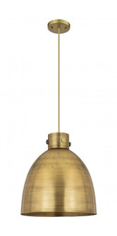 Newton Sphere - 1 Light - 14 inch - Brushed Brass - Cord hung - Pendant (3442|410-1PL-BB-M412-14BB)