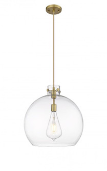 Newton Sphere - 1 Light - 18 inch - Brushed Brass - Cord hung - Pendant (3442|410-1PL-BB-G410-18CL)