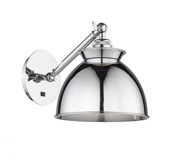 Adirondack - 1 Light - 8 inch - Polished Chrome - Adjustable Sconce (3442|317-1W-PC-M14-PC)